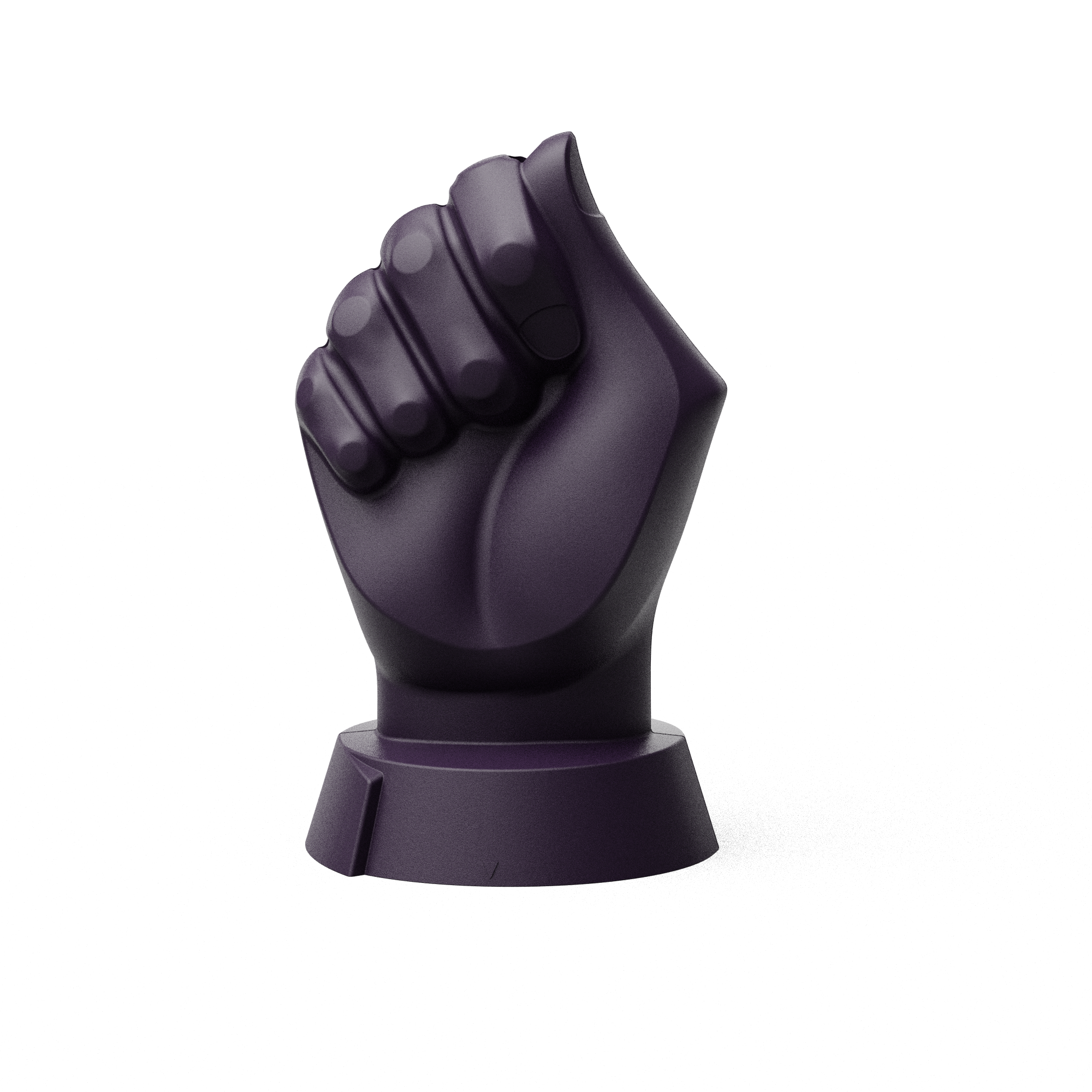 Hand des Lichts - Aubergine
