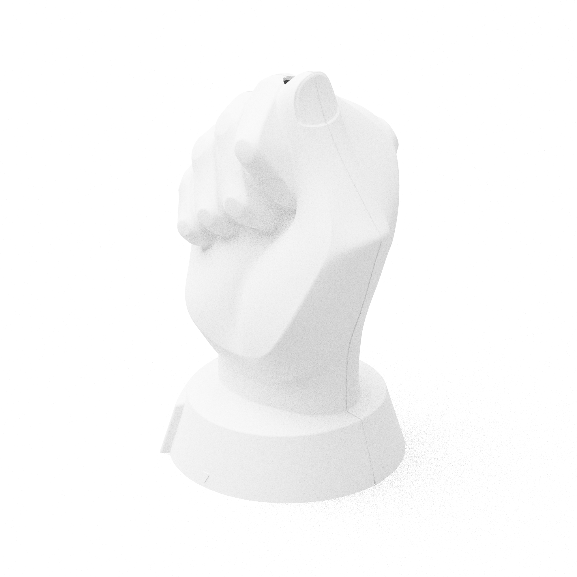 Hand des Lichts - Weiß
