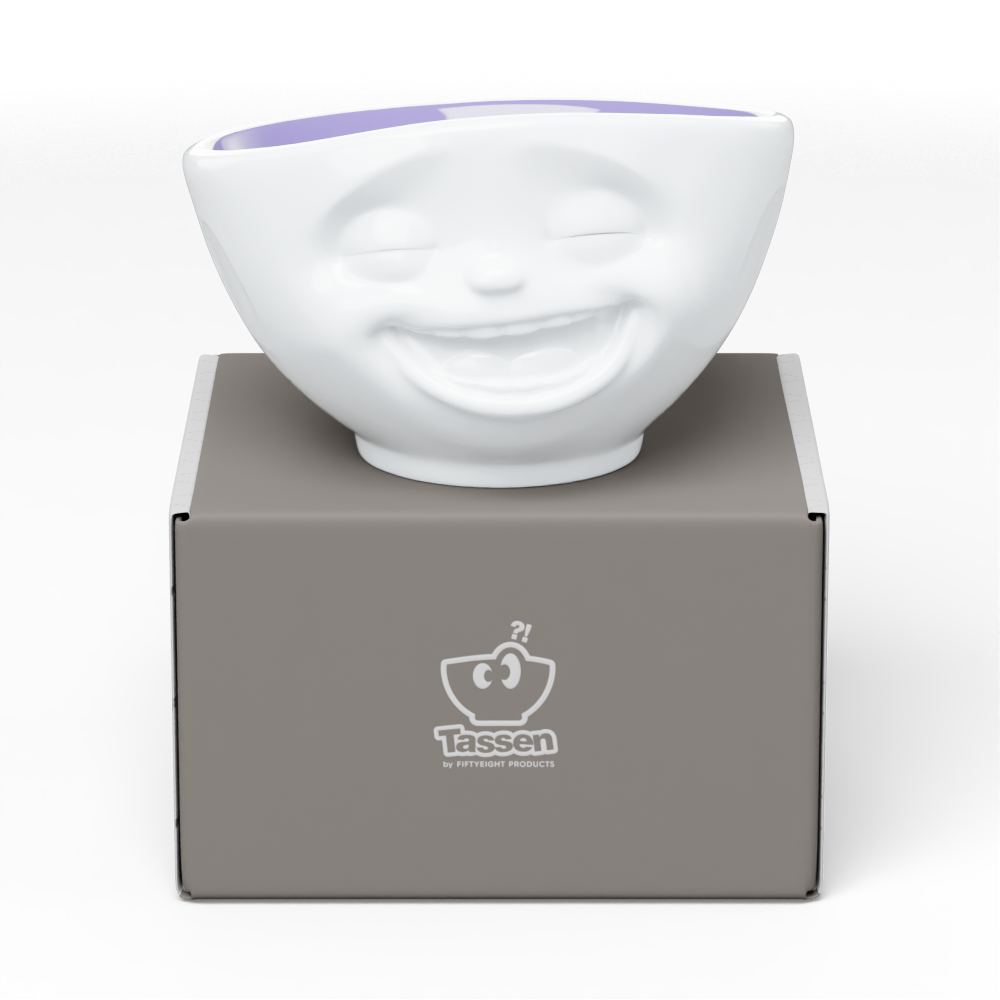 Bowl Laughing lavender inside, 500 ml
