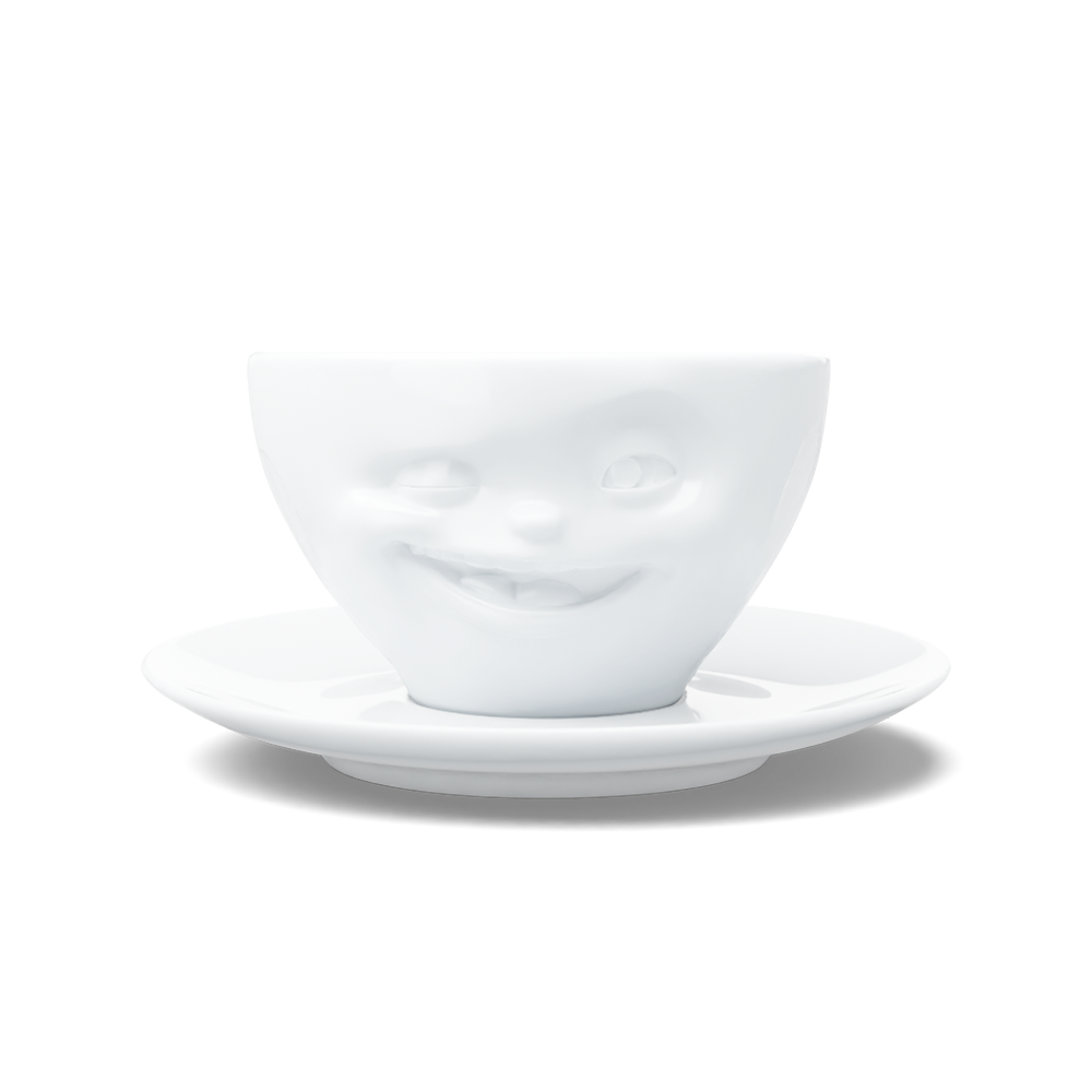 Coffee Cup Winking white, 200 ml