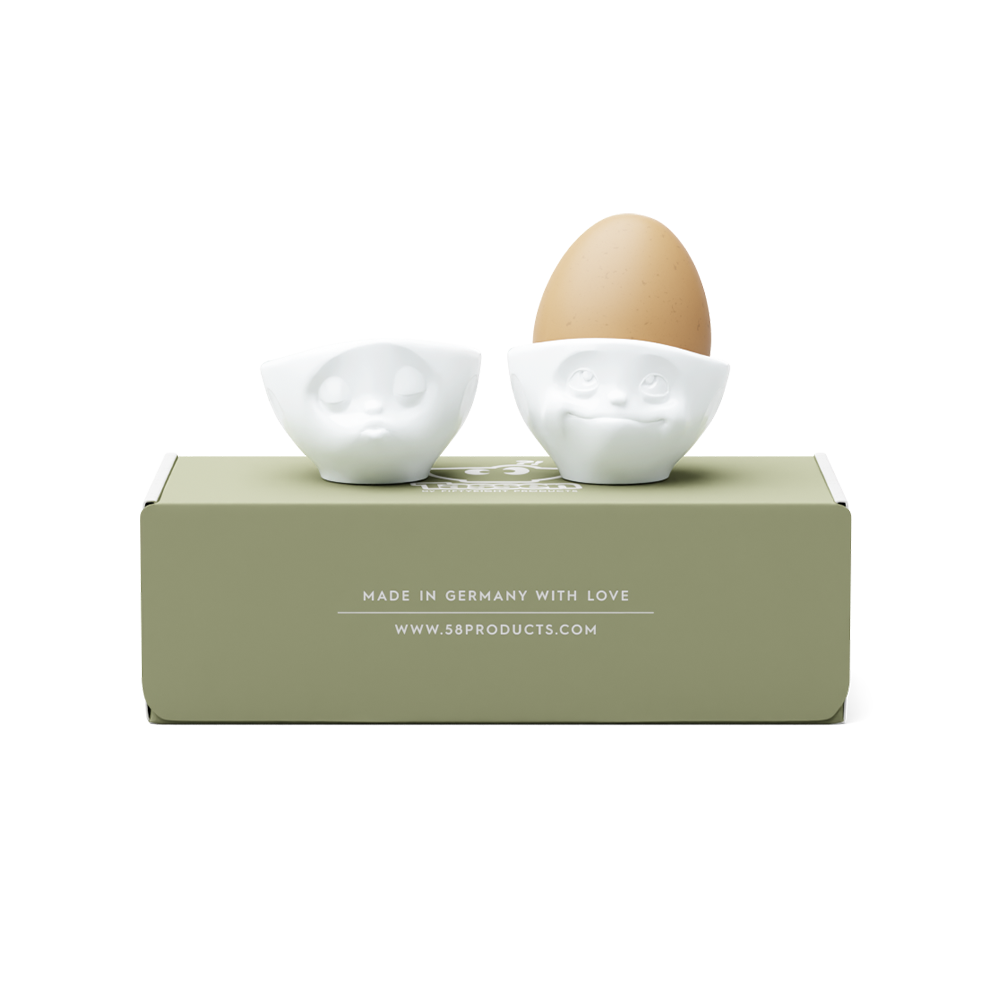 Egg cup set no. 1 Kissing & Dreamy