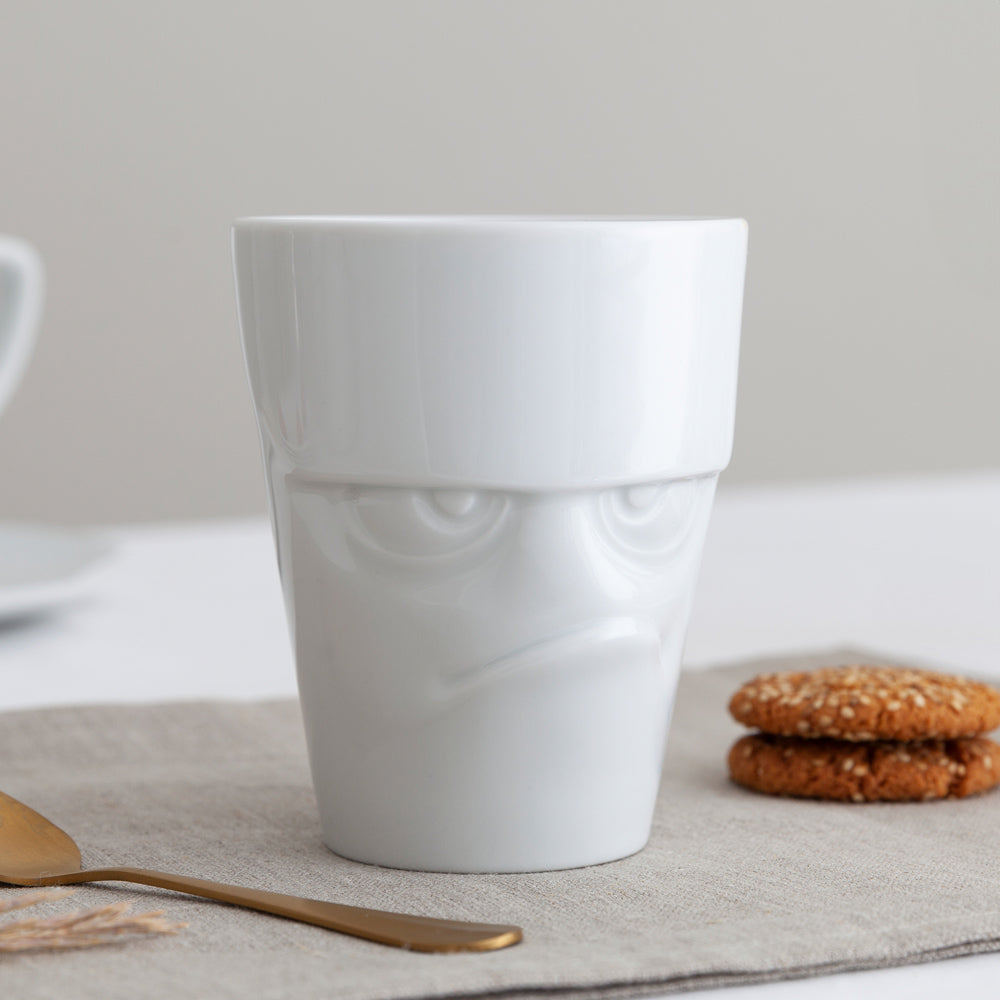 MUG with handle Grumpy white, 350 ml