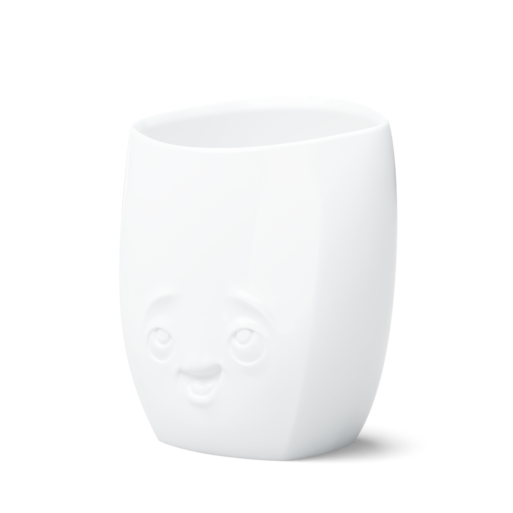 Vase Delighted in white