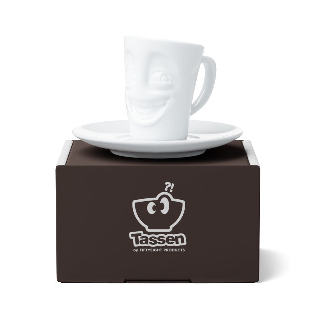 Espresso-Mug mit Henkel Witzig, 80 ml