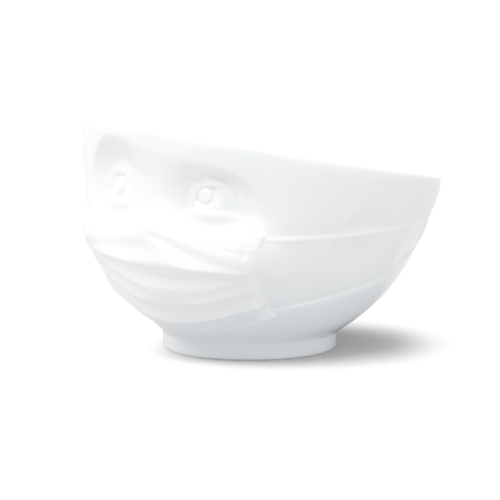 Schale Zuversichtlich weiß, 500ml