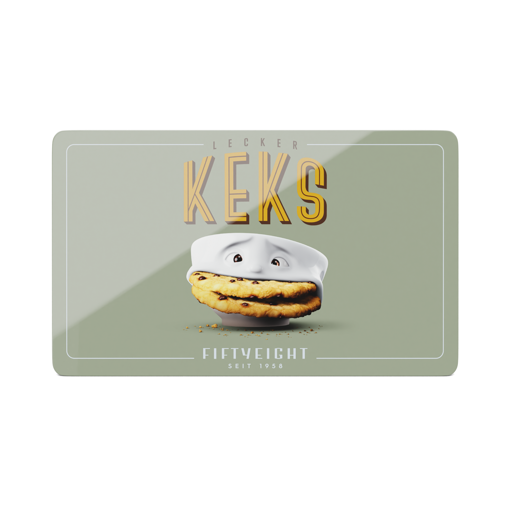 Frühstücksbrettchen Lecker Keks