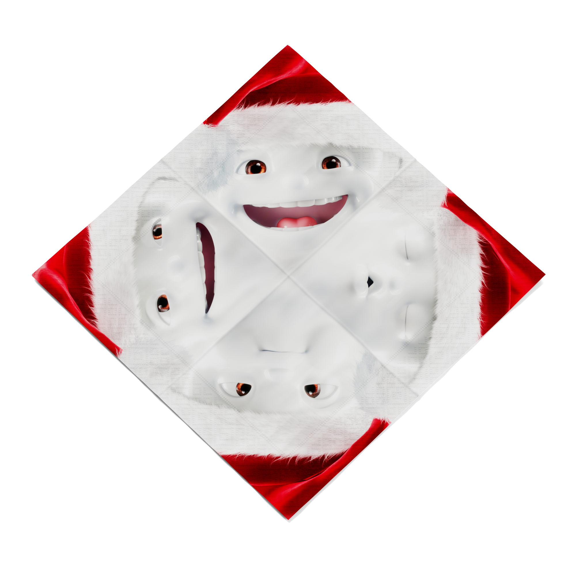Servietten Weihnachtszinnober - 12 Packungen
