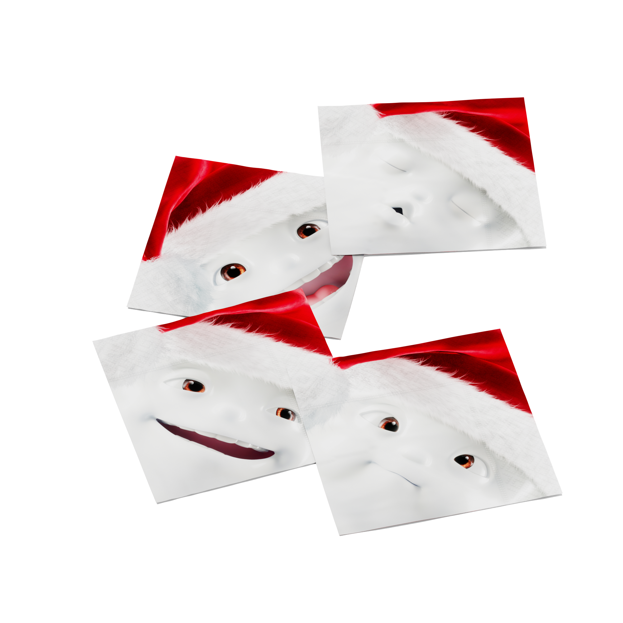 Servietten Weihnachtszinnober - 12 Packungen
