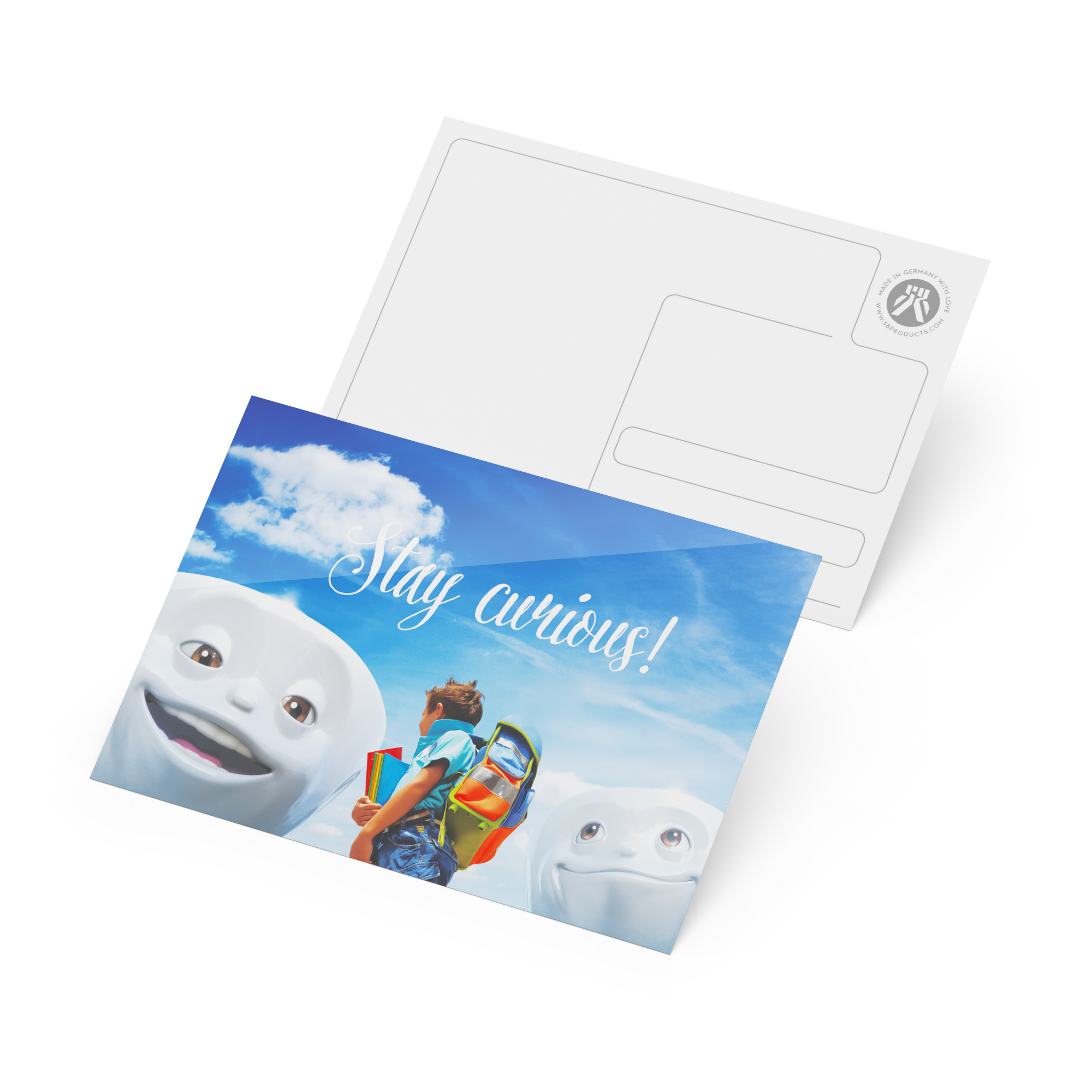 Postkarte - Stay curious