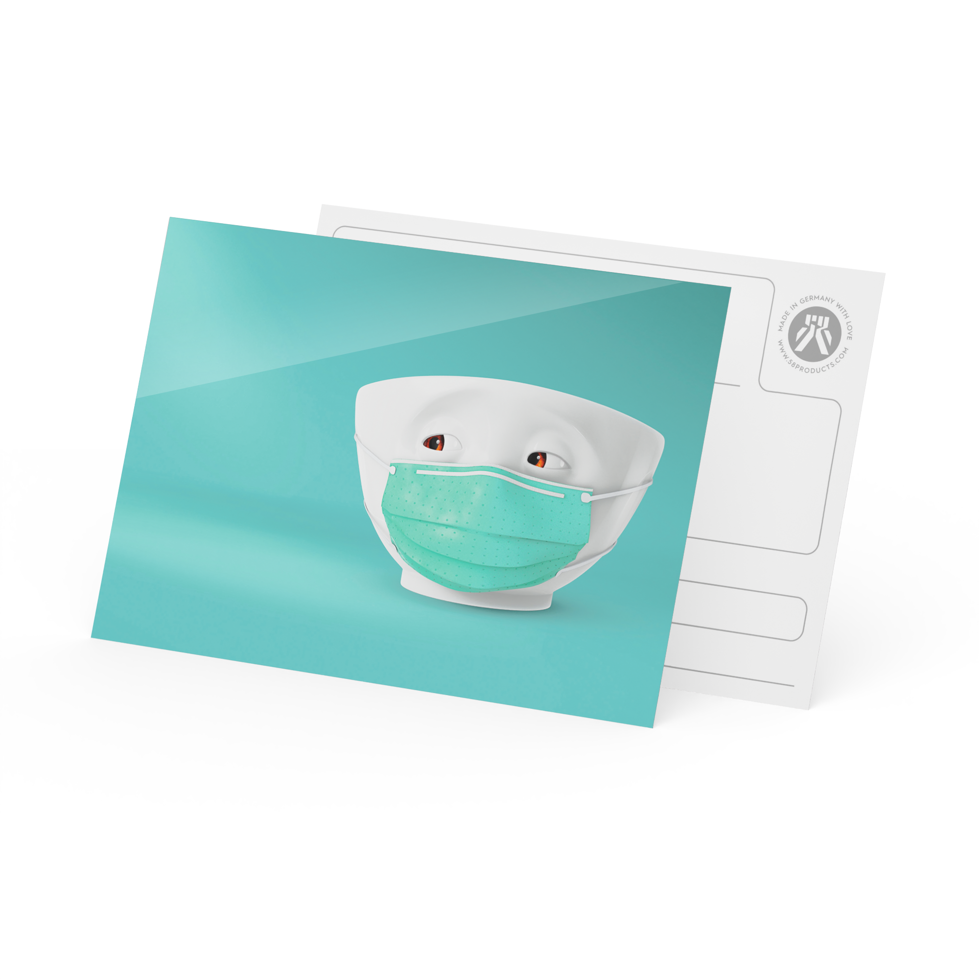 Postkarte - Bleib gesund