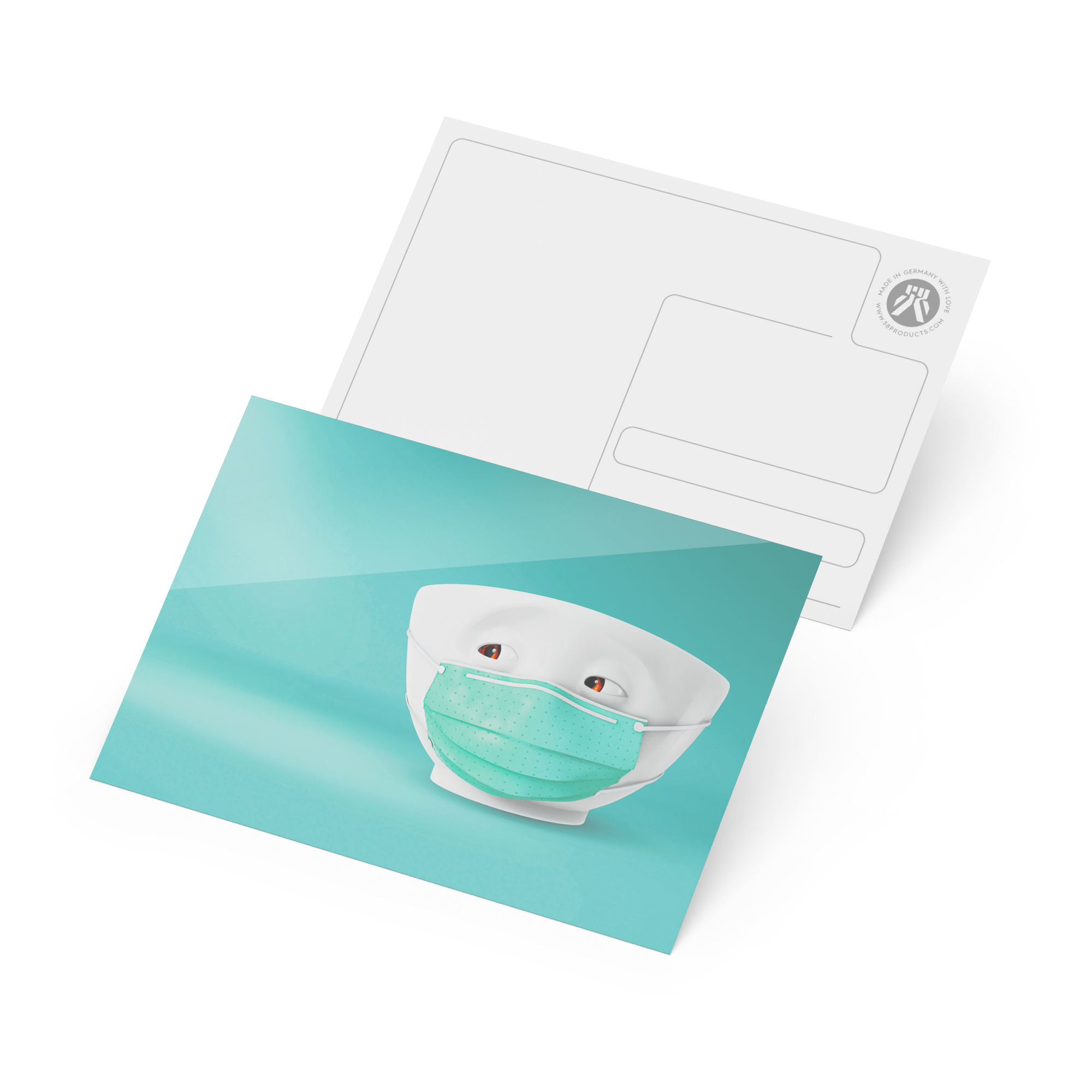 Postkarte - Bleib gesund