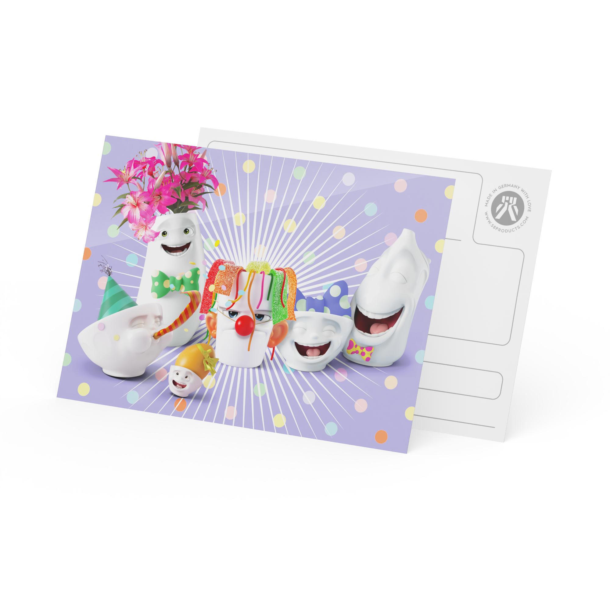 Postkarte - Happy Happy