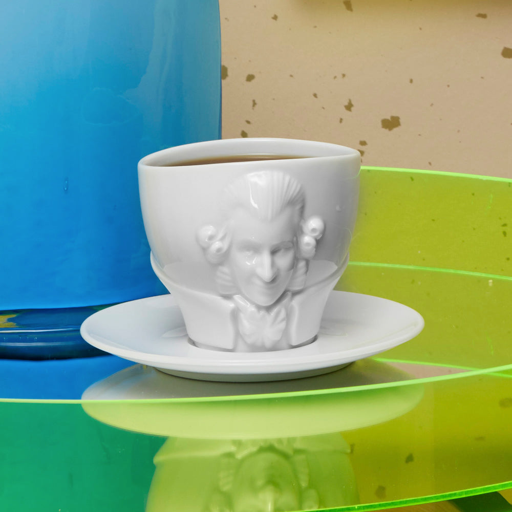 TALENT cup "Wolfgang Amadeus Mozart" in white, 260 ml - better price!