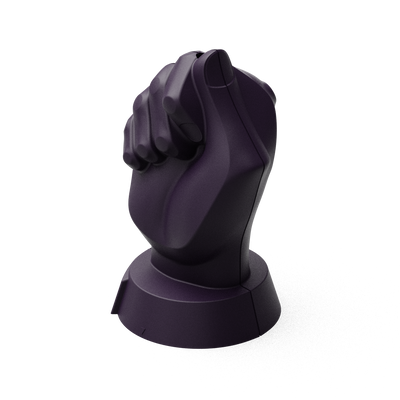 Hand des Lichts - Aubergine