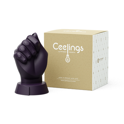Hand des Lichts - Aubergine