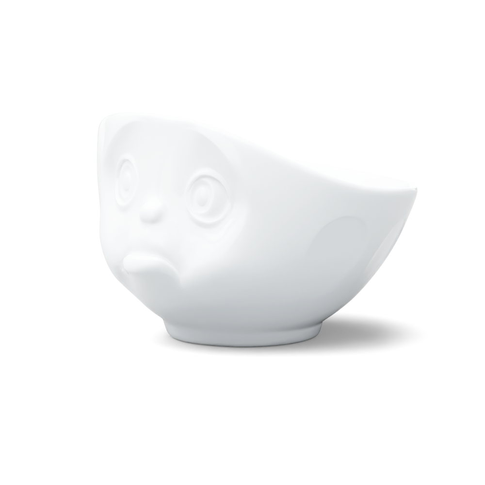 Schale Schmollend in weiß, 500 ml