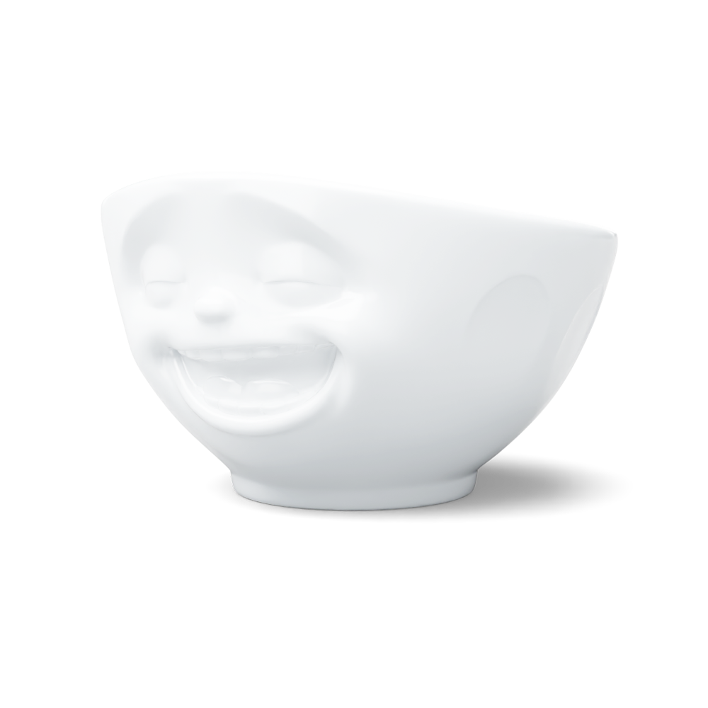 Schale Lachend weiß, 500 ml