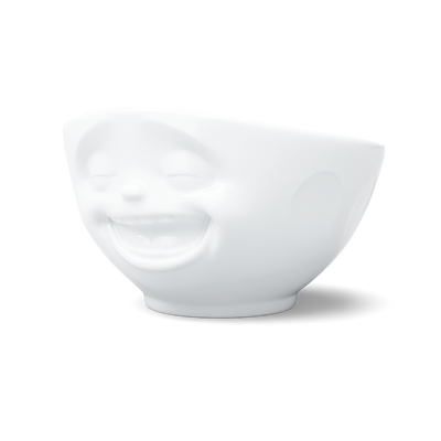 Schale Lachend weiß, 500 ml