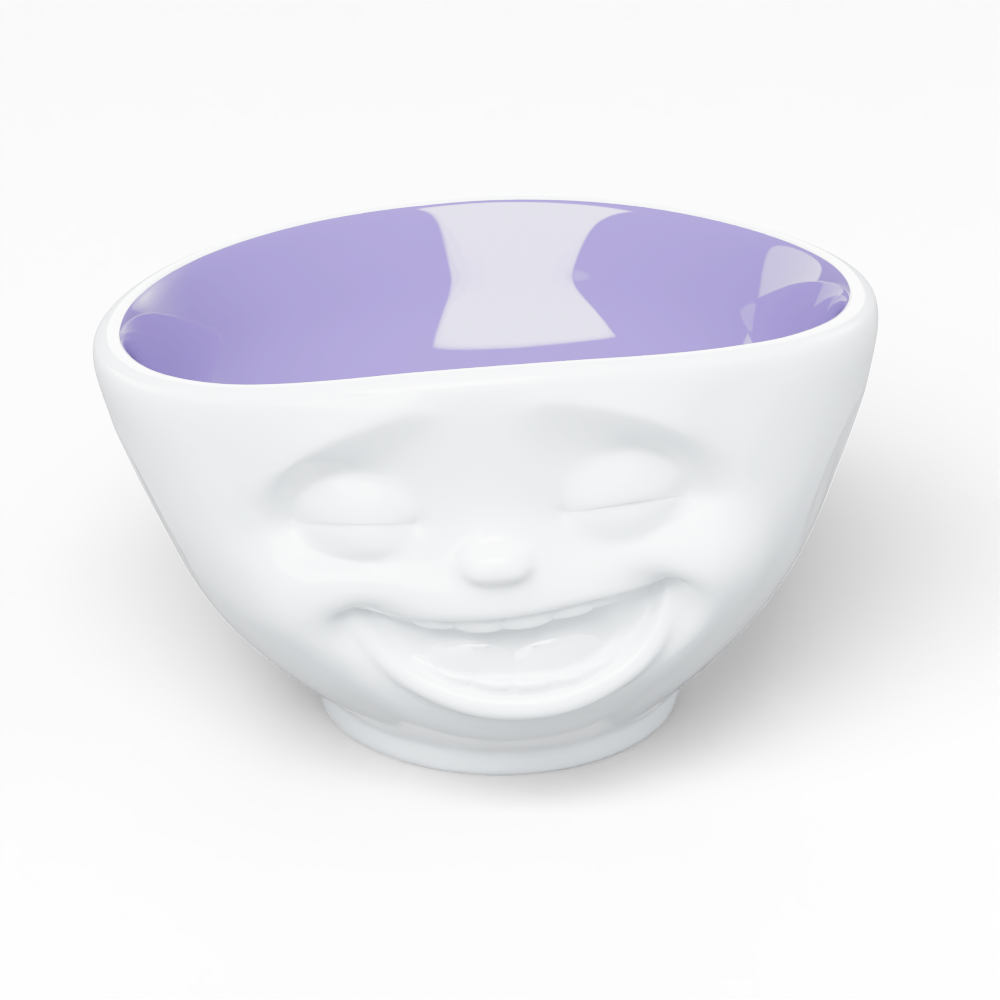 Schale Lachend innen Lavendel, 500 ml