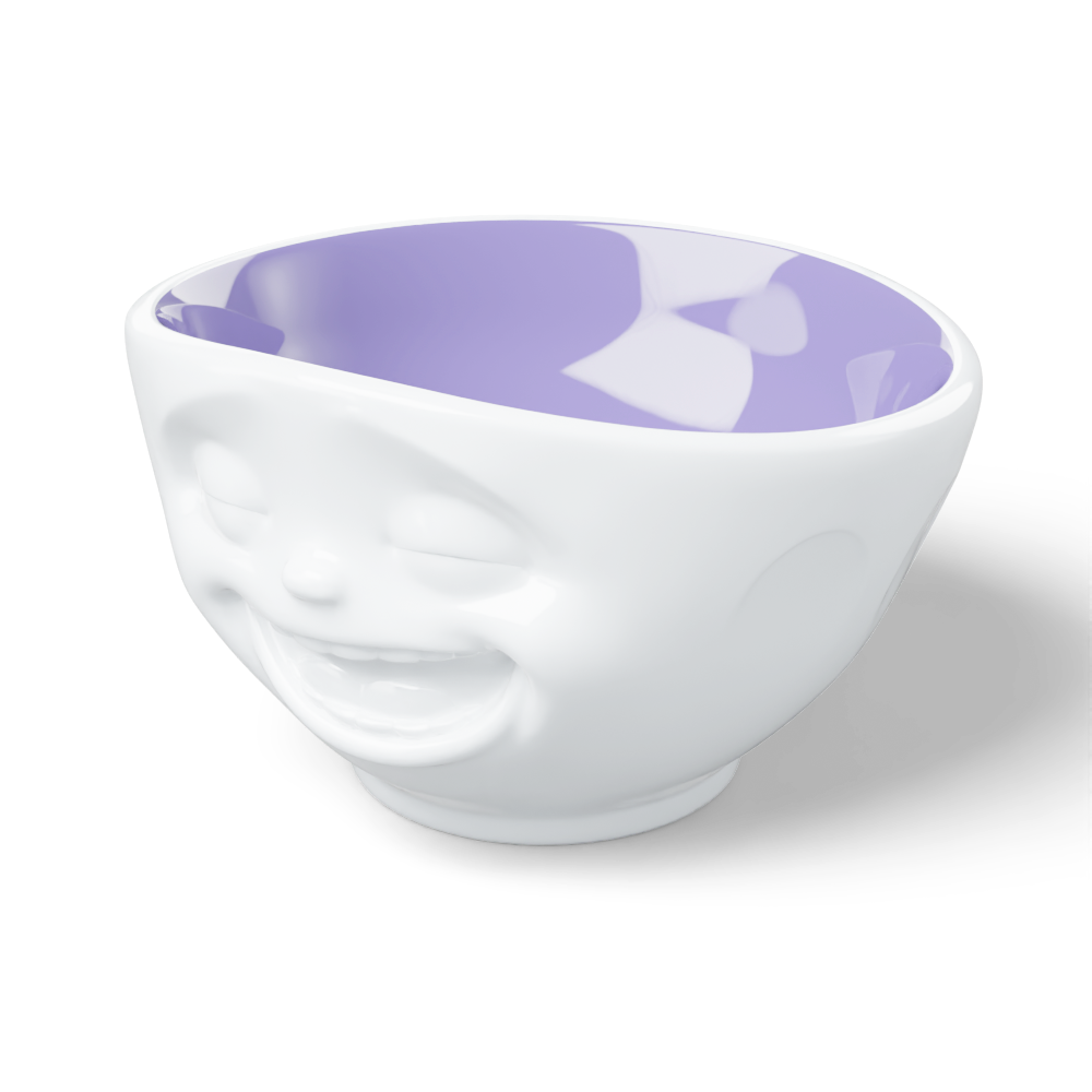 Schale Lachend innen Lavendel, 500 ml