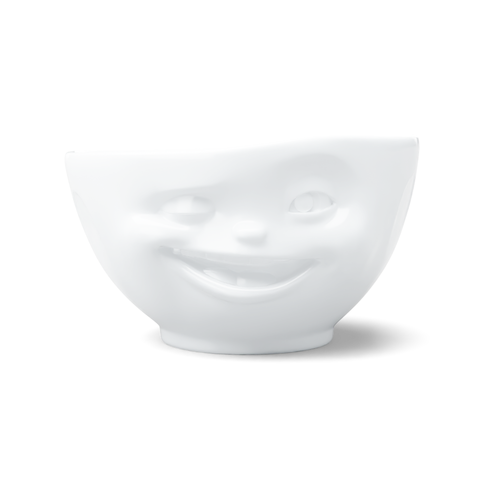 Schale Zwinkernd weiß, 500 ml