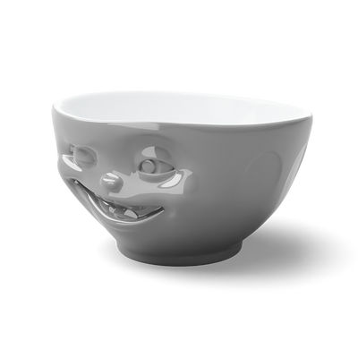 Schale Zwinkernd in Grau, 500 ml
