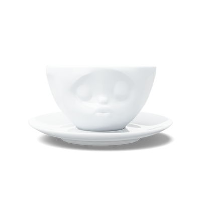 Kaffeetasse Küssend weiß, 200 ml