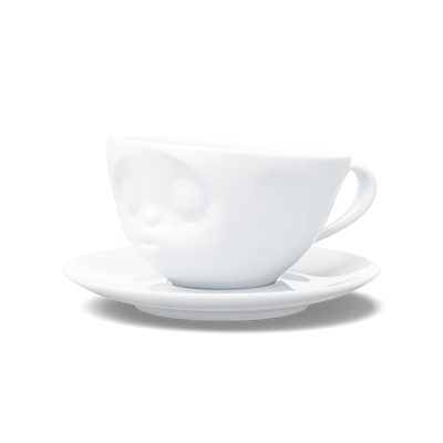 Kaffeetasse Küssend weiß, 200 ml