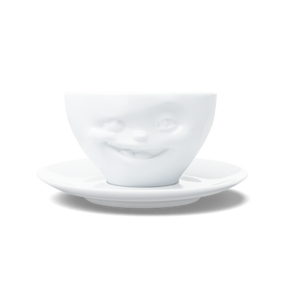 Kaffeetasse Zwinkernd weiß, 200 ml