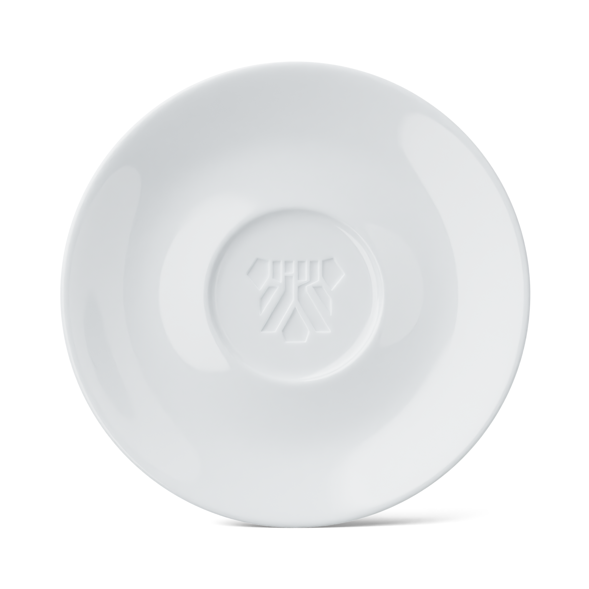Saucer for coffee cup, white