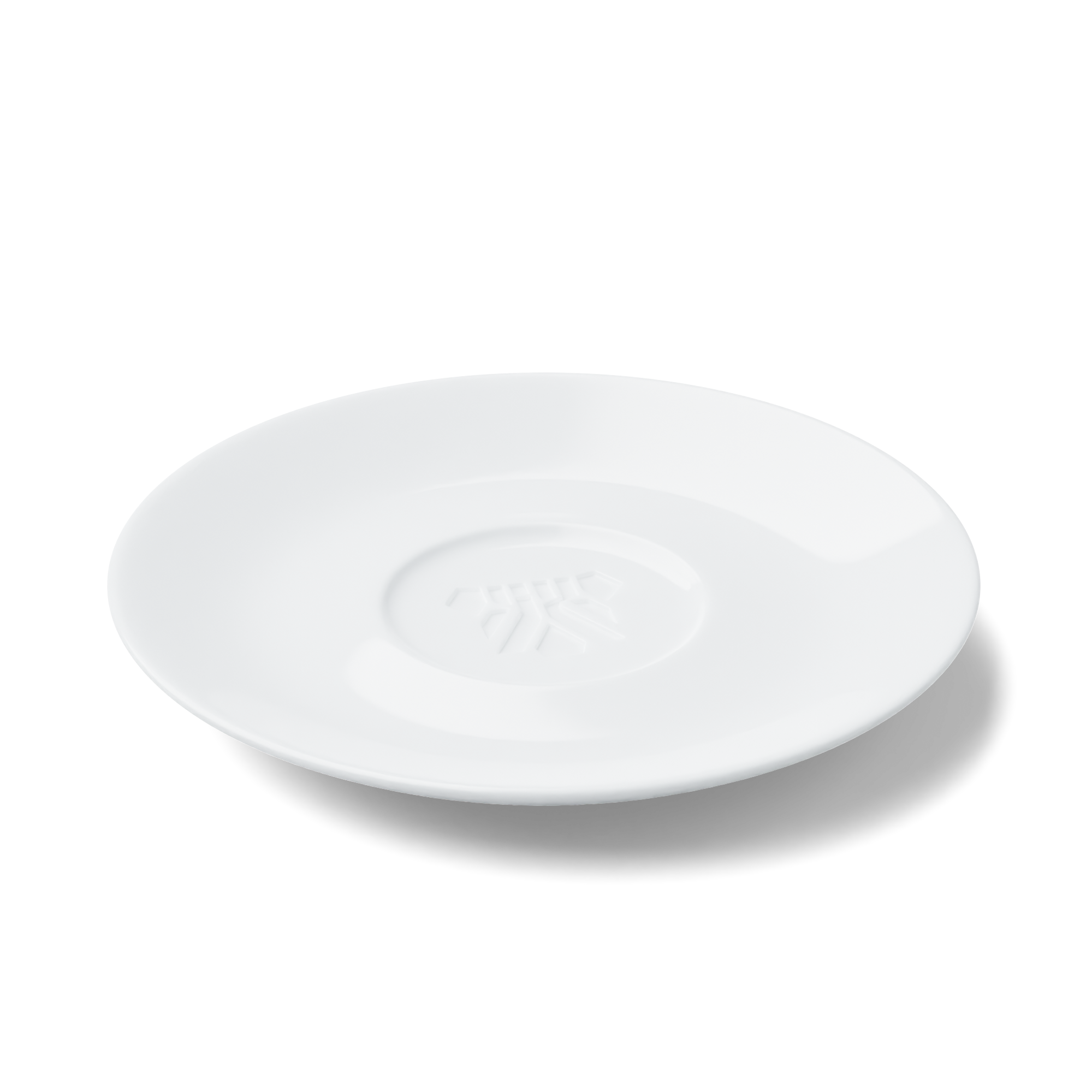 Saucer for coffee cup, white