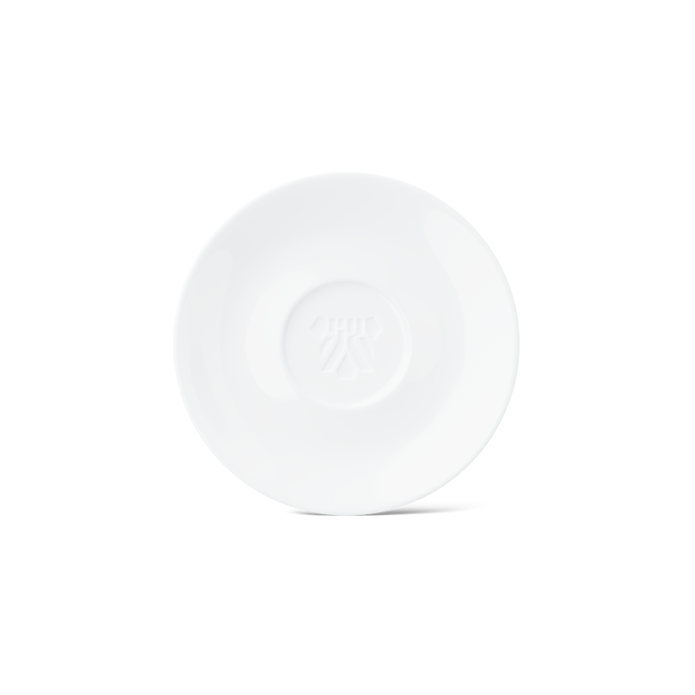 Saucer for coffee cup, white