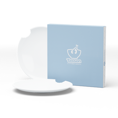 Kuchenteller mit Biss 2er Set (20 cm)