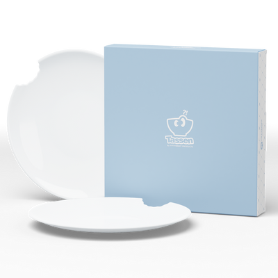 Speiseteller mit Biss 2er Set (28 cm)