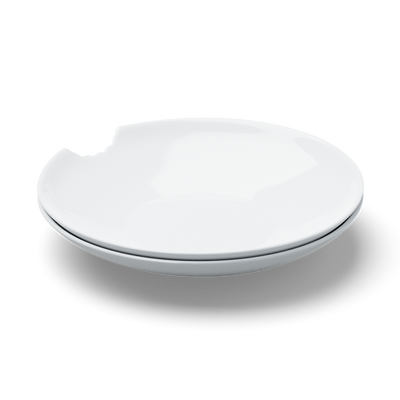 Tiefer Teller mit Biss 2er Set (24 cm)