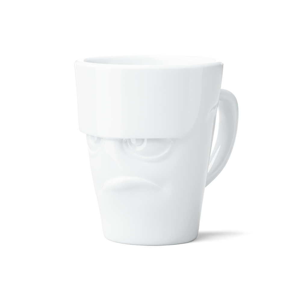 MUG with handle Grumpy white, 350 ml