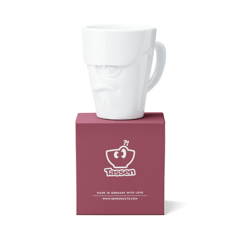 MUG with handle Grumpy white, 350 ml