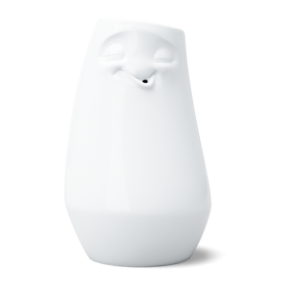 Vase Entspannt in weiß