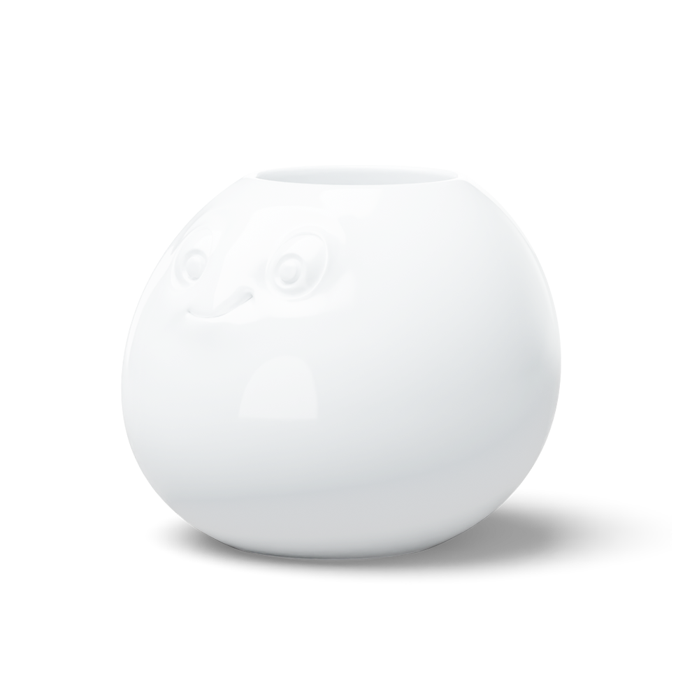 Vase Amused in white