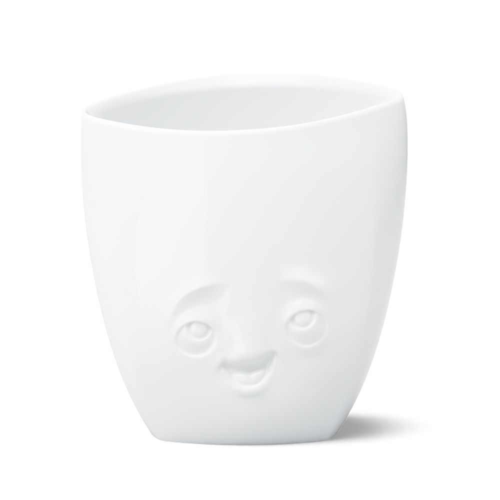 Vase Delighted in white