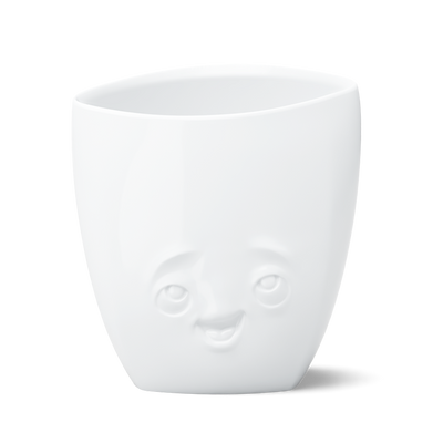 Vase Delighted in white
