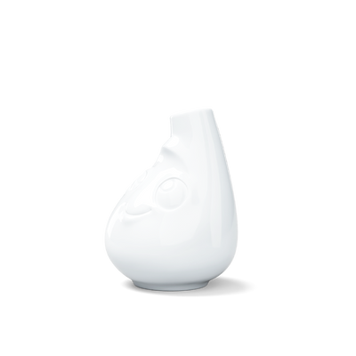Vase klein Putzig, weiß