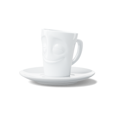 Espresso-Mug mit Henkel Vergnügt, 80 ml