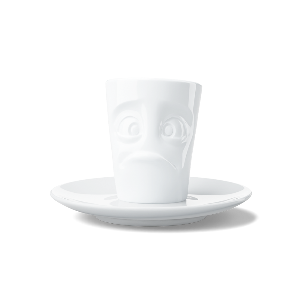 Espresso-Mug with handle Baffled, 80 ml