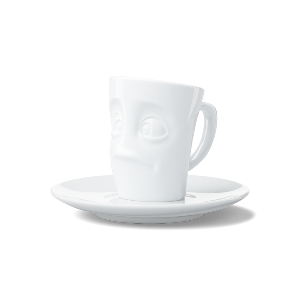 Espresso-Mug with handle Baffled, 80 ml