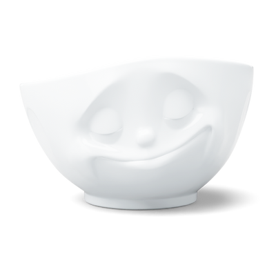Bowl "Happy" white, 1000 ml