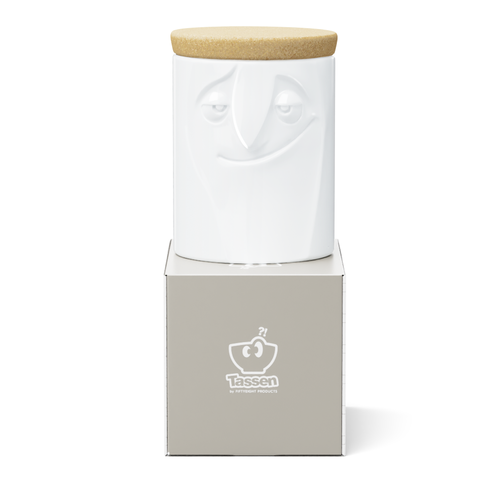 Storage Jar Charming in white, 1700 ml