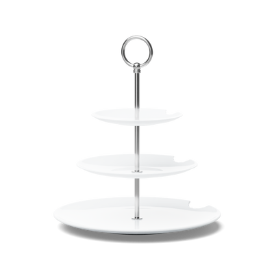 Food-Tempel - 3 Stufig, ø 15 cm, 20 cm, 28 cm, Teller mit Biss