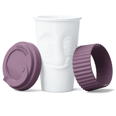 To Go Becher Lecker - Weinbeere