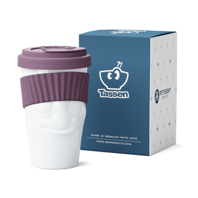 To Go Becher Lecker - Weinbeere